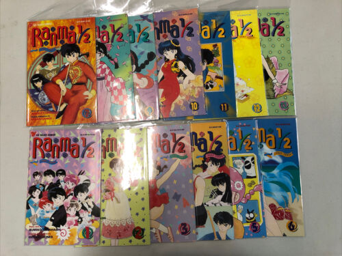 Ranma 1/2 Lot (1995) Part One to Twelve (VF+/NM) Near Complete Sets Run Viz