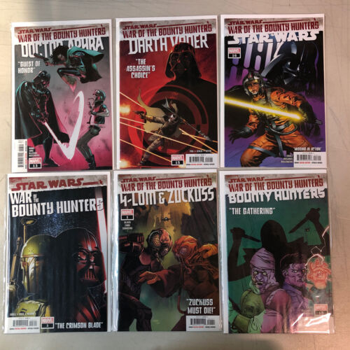 Star Wars War Of The Bounty Hunters (2021) 34-part storyline (NM) Complete Set