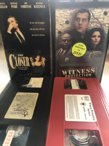 The Closer & Witness Protection (VHS)