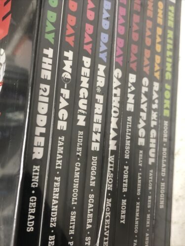 Batman One Bad Day Full Set DC Comics HC