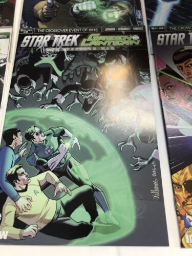 Star Trek/Green Lantern (2015) Set #1-6 + # 1 Cover B • IDW Publishing • DC