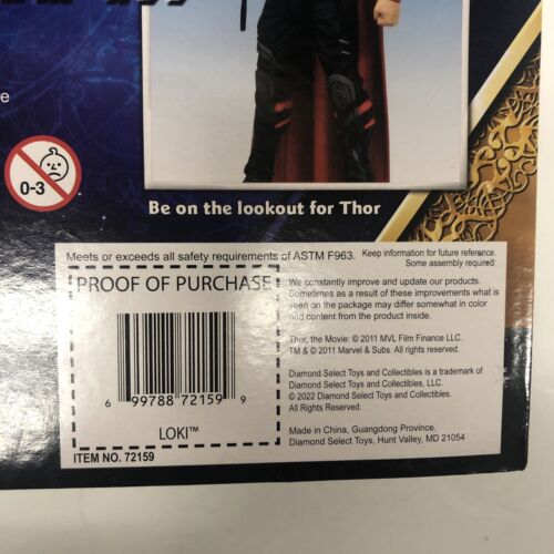 Loki-Thor The Mighty Avenger (2011) Action Figure| Marvel Select- Brand New