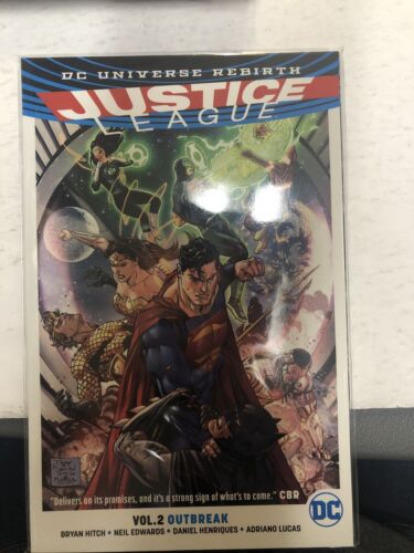 Justice League Vol.2 Outbreak (2017) Dc Comics TPB SC Bryan Hitch