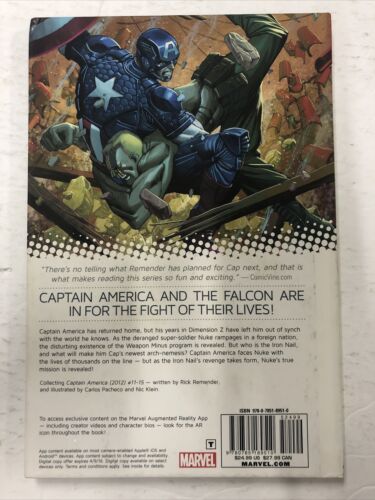 Captain America Vol.3 (2014) Marvel TPB HC Rick Remender