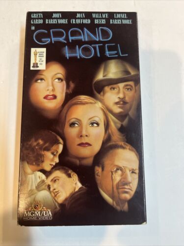 Grand Hotel (VHS) Greta Garbo John Barrymore Joan Crawford Wallace Berry