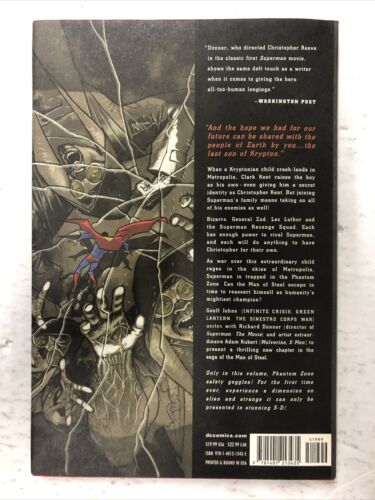 Superman Last Son By Geoff Johns (2008) HC DC Comics