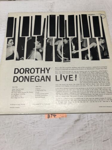 Dorothy Donegan Live Vinyl LP Album