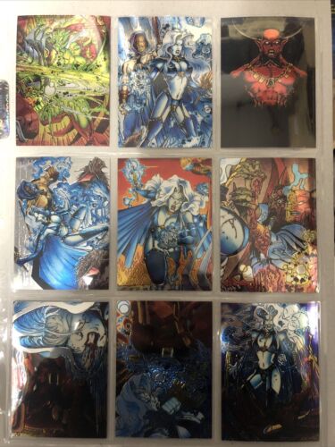 Lady Death Chromium Cards (1994) 1-90Complete Set + Romen Of Chaos 91-99