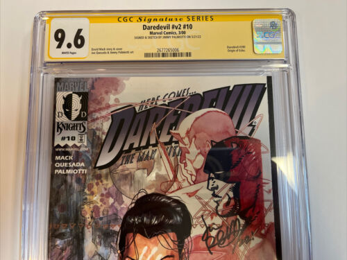 Daredevil #v2 (2000) # 10 (CGC 9.6 SS WP) Origin Echo | Signed Sketch Palmiotti