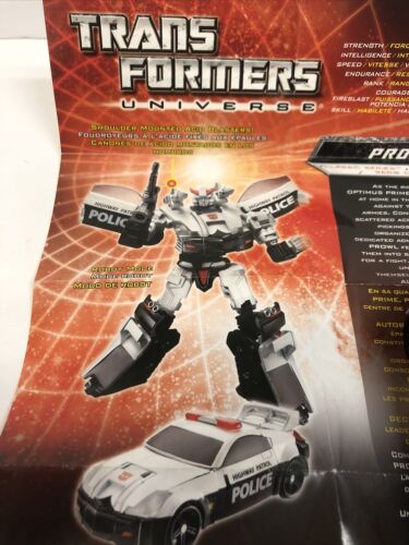 Transformers Deluxe Universe 2 Prowl (2007) Complete Mint w/instructions