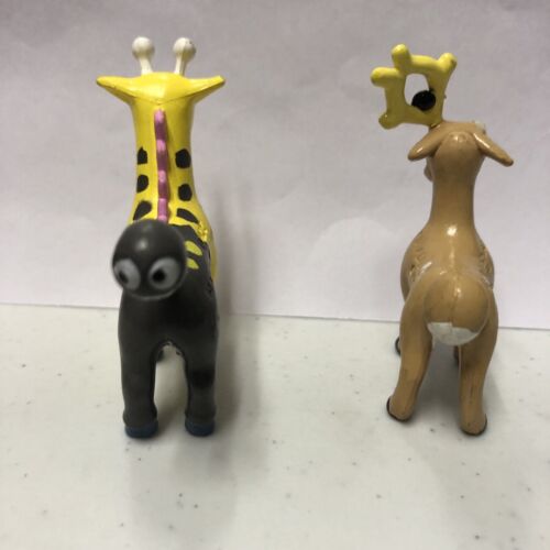 Pokemon TOMY 2" figures STANTLER AND GIRAFARIG ,NINTENDO,CGTSJ (Missing Antler)