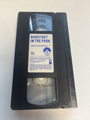 Barefoot in the Park VHS Robert Redford, Jane Fonda, Charles Boyer