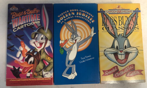 Bugs Bunny (1985-1989) Classic | Wartimes | Wacky Adventures Vhs Bundle