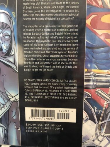 Justice League Vol.1 Featuring Hell Boy (2016) Dc Comics TPB SC Mike Mignola