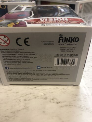 Funko Pop! Vision AVENGERS MARVEL COMICS 2015