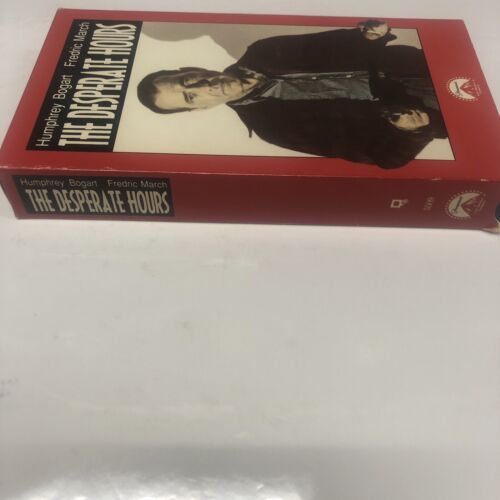 The Desperate Hours (1989) VHS Humphrey Bogart • Fedric March • Paramount