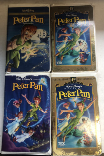 Peter Pan Black Diamond,Masterpiece,edition Special English And French (VHS)