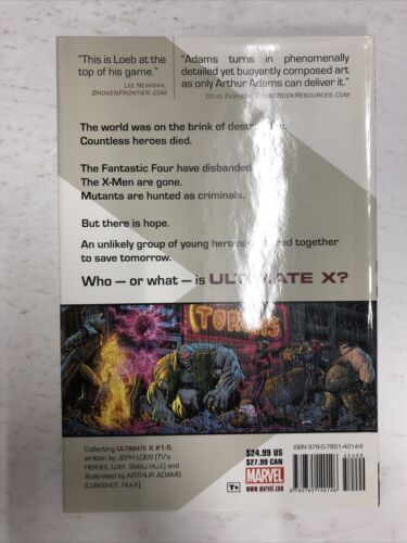 Ultimate Comics X Origins By Jeph Loeb (2011) HC Marvel Comics