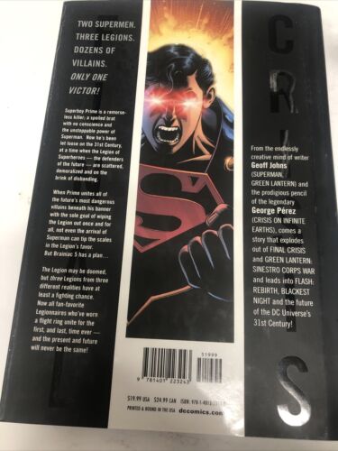 Final Crisis Legion Of 3 Worlds (2009) DC Comics HC Geoff Johns