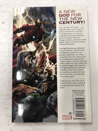 Thor/Ironman: God Complex By Dan Abnett (2011) HC Marvel Comics