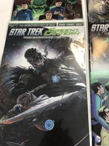 Star Trek/Green Lantern (2015) Set #1-6 + # 1 Cover B • IDW Publishing • DC