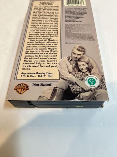 The Great Life (VHS 1990) Bette Davis • George Brent | Warner Bros