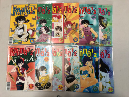 Ranma 1/2 Lot (1995) Part One to Twelve (VF+/NM) Near Complete Sets Run Viz