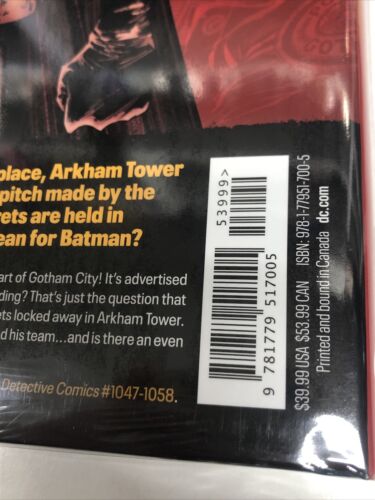 Batman Shadows Of The Bat The Tower  (2022) DC Comics HC Tamaki