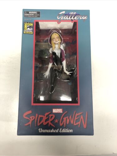 Marvel Gallery Diorama Spider Gwen Unmasked Edition PVC | SDCC Exc. Box Sealed