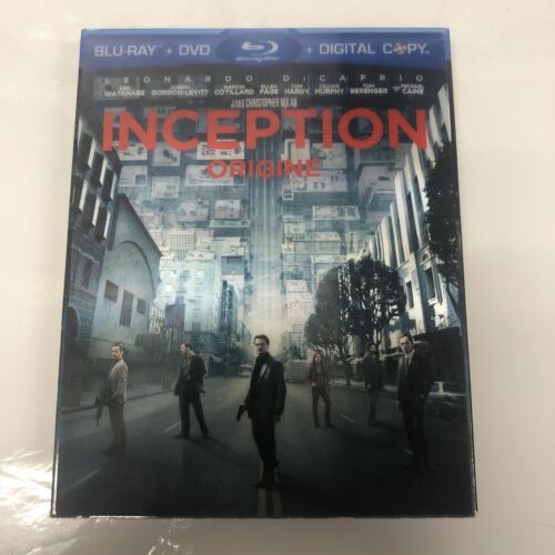 Inception (2010) Blu-ray/DVD • 2-Disc Set • Canadian Includes Digital Copy