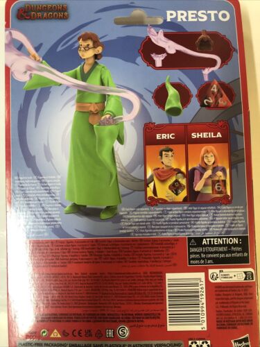 Hasbro Dungeons & Dragons • Presto• Action Figure Set • Cartoon Classics