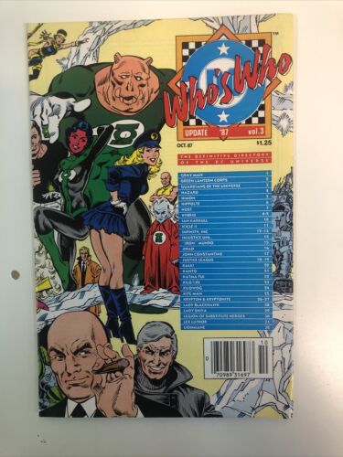 Who’s Who (1987) Update 1987 # 1-5 & Update 1988 # 1-4 (F/VF) DC Comics