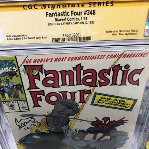 Fantastic Four (1990*1991) # 347 # 348 * # 349 *  (CGC 9.8 SS) Signed Adams