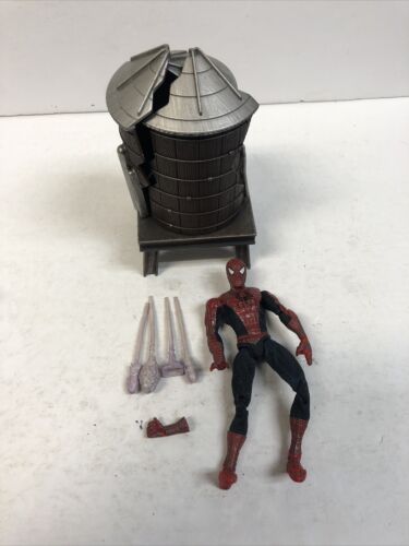 Twist N' Shoot Spider-Man | Spider-Man 2 Movie Toy Biz 2004 Complete Mint