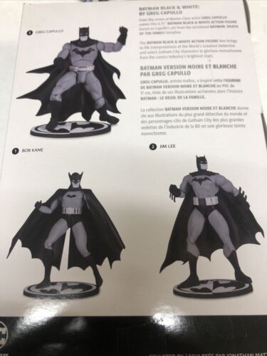 Batman Black & White 6 Inch Action Figure Comics Series - Batman by Greg Capullo