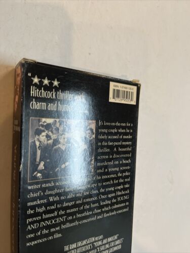 Young and Innocent (VHS, 1995) Alfred Hitchcock • Nova Pilbeam