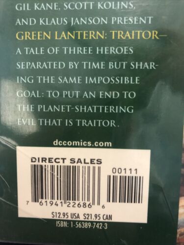 Green Lantern :Traitor (2001) DC TPB SC Steven Grant