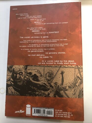 The Walking Dead Vol.20 All Out War Part One (2014) Image TPB SC Robert Kirkman