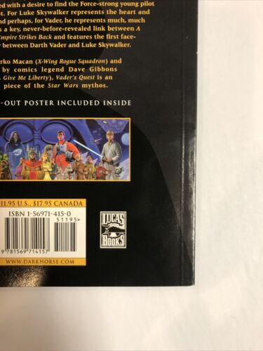 Star Wars Vader’s Quest TPB (2000)(NM) | 1st EdItion | Low Print OPP