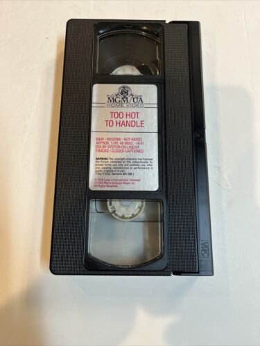 Too Hot to Handle (VHS, 1990) Clarke Gable • Myrna Loy | MGM/UA