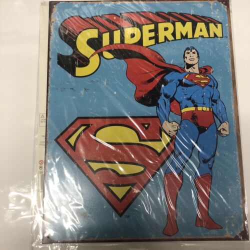 Superman Hobby Lobby Metal Poster • Wall Decor • DC Comics