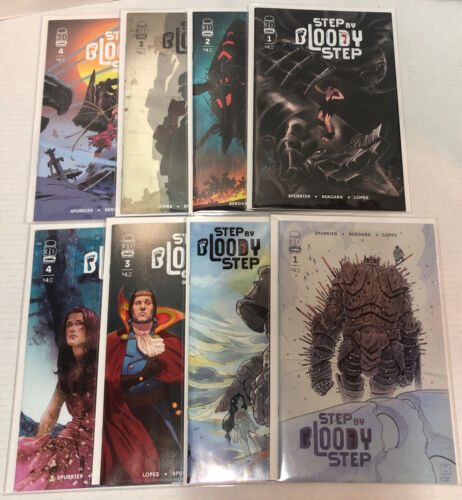 Step By Bloody Step (2022)#1-4+ Variants#1-4 VF/NM Complete Sets ~ Image | Lopes