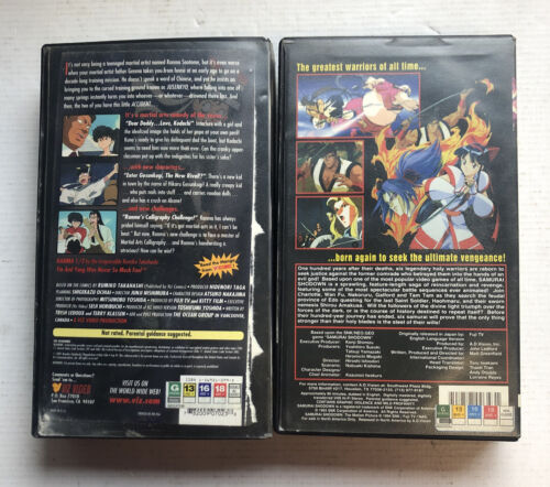 Ranma 1/2  Who Do Voodoo,Samurai Showdown ,Manga English (VHS)