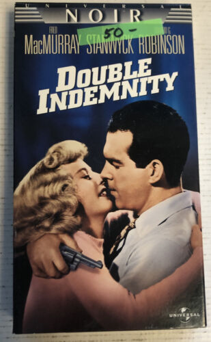 Double Indemnity (1998) Vhs ~ Fred Macmurray | Barbara Stanwyck