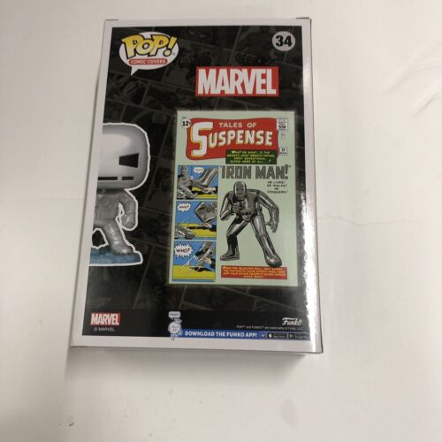 Funko Pop! Comic Book Cover with case: Marvel - Iron Man