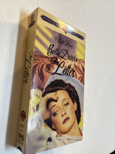 Bette Davis In The Letter (VHS 1991) Warner Bros | Herbert Marshall