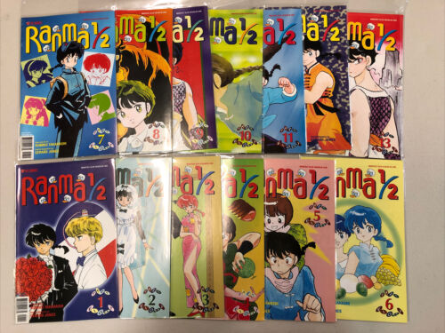 Ranma 1/2 Lot (1995) Part One to Twelve (VF+/NM) Near Complete Sets Run Viz