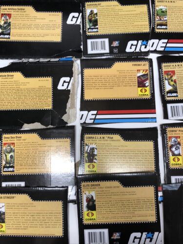 GI Joe Dossier • Cards • Made In China • Various • Cobra • Lots Of 21