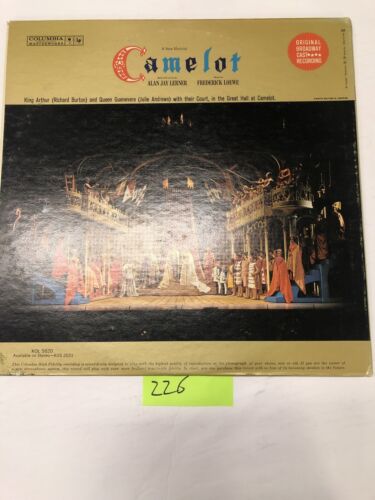 Camelot Original Broadway Cast Recording  Vinyl LP Album