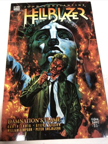 John Constantine Hellblazer Damnation’s Flame  (1999)  Vertigo SC Garth Ennis